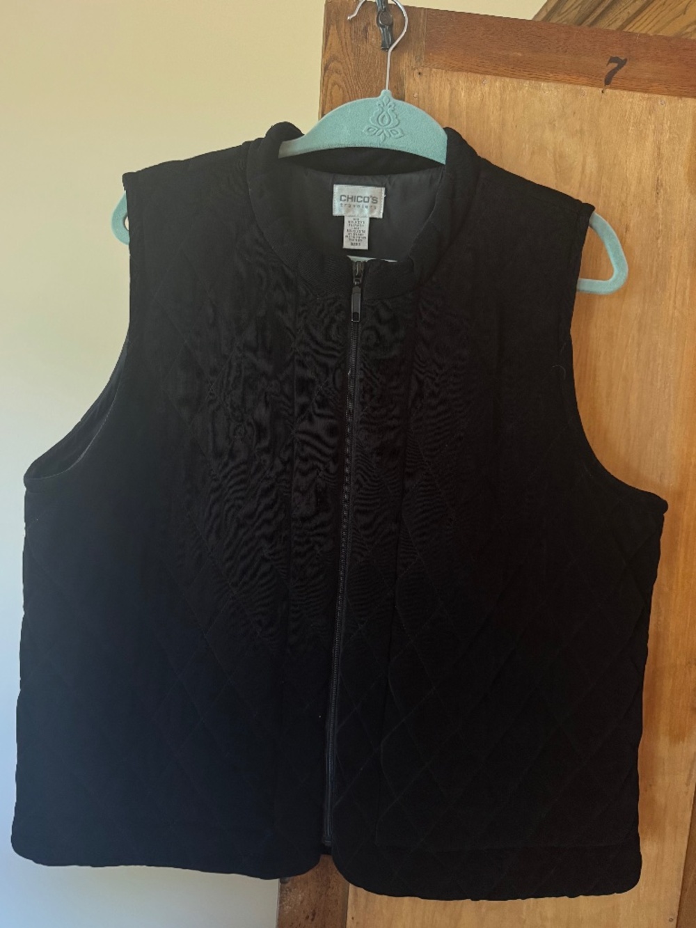Chicos velvet vest